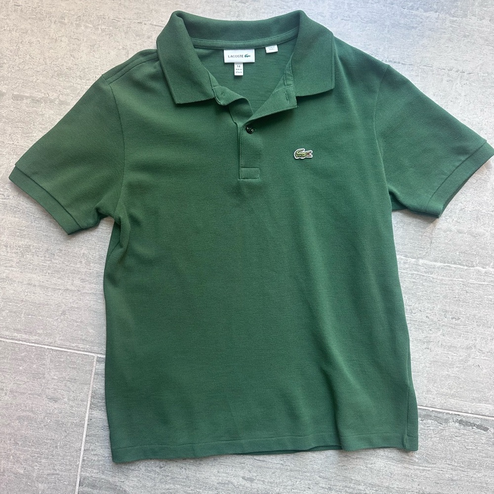 Lacoste Kids Polo in Forest Green